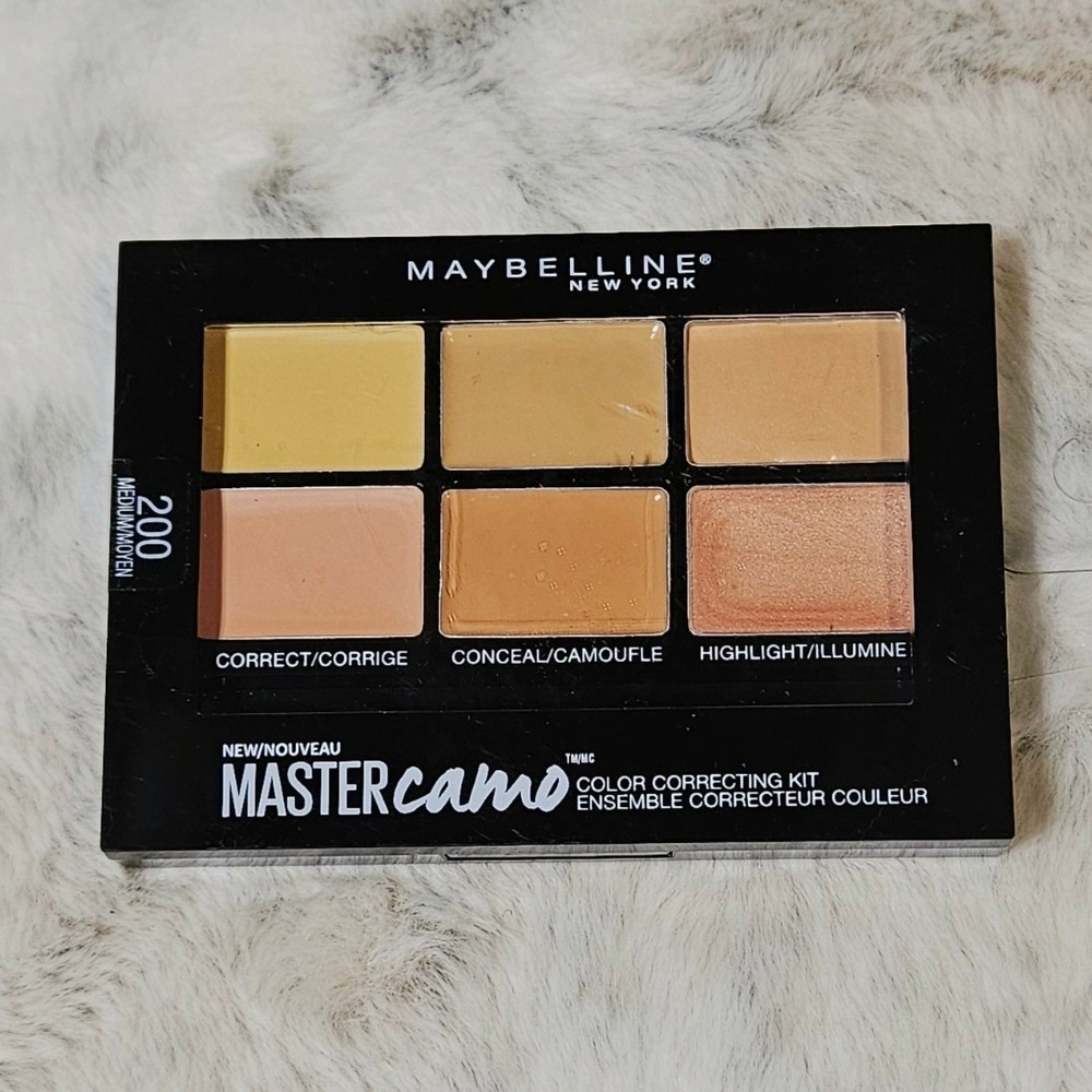 Maybelline Medium 200 Master Camo Color Correcting Kit Concealer Palette Beauty